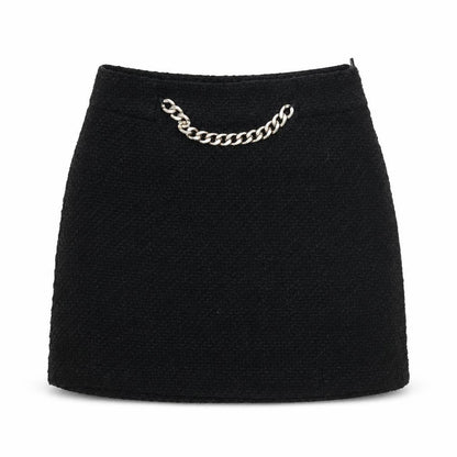 Womens UK Size 12 Mango Mini Tweed Skirt
