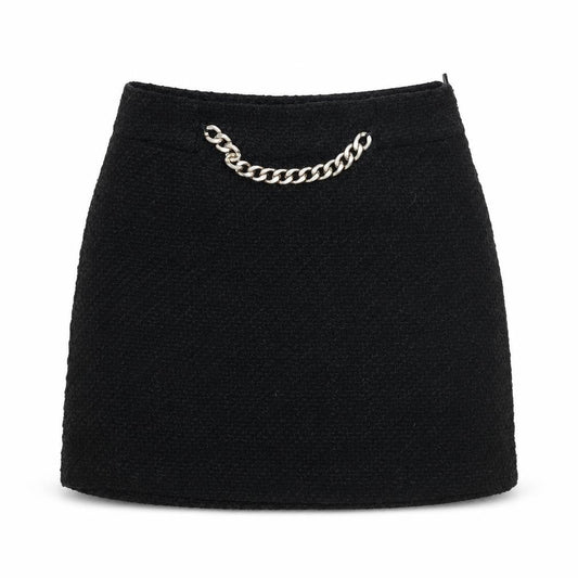 Womens UK Size 12 Mango Mini Tweed Skirt
