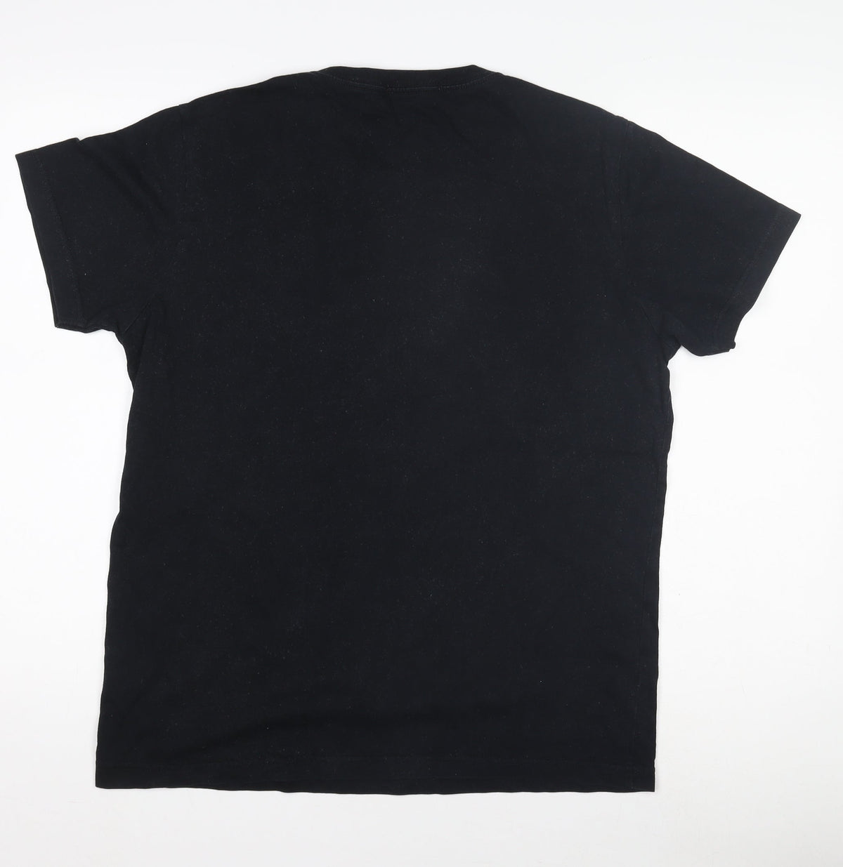 Womens UK Size XL vt Black Basic T-Shirt