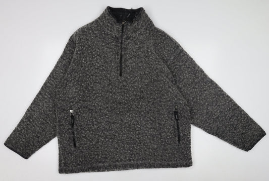 Mens UK Size L nX Grey Pullover Sweatshirt