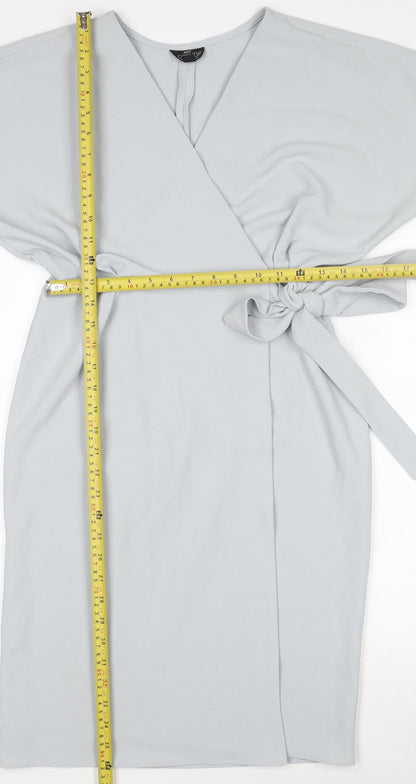 Womens UK Size 10 Topshop Wrap Dress