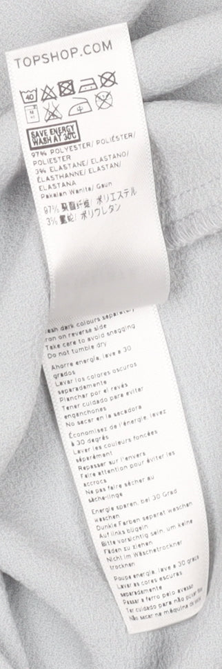 Womens UK Size 10 Topshop Wrap Dress