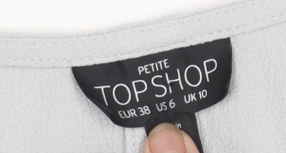 Womens UK Size 10 Topshop Wrap Dress