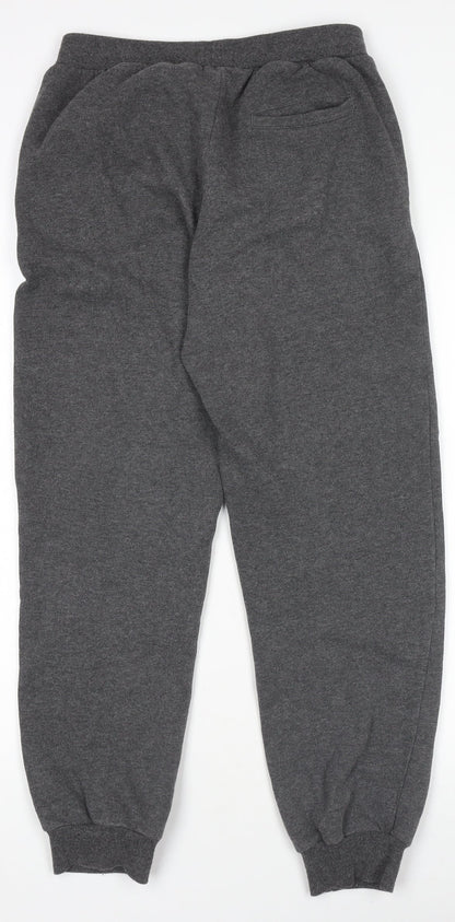 Champion Boys Grey Fleece Sweatpants Joggers L - Comfortable Sportswear