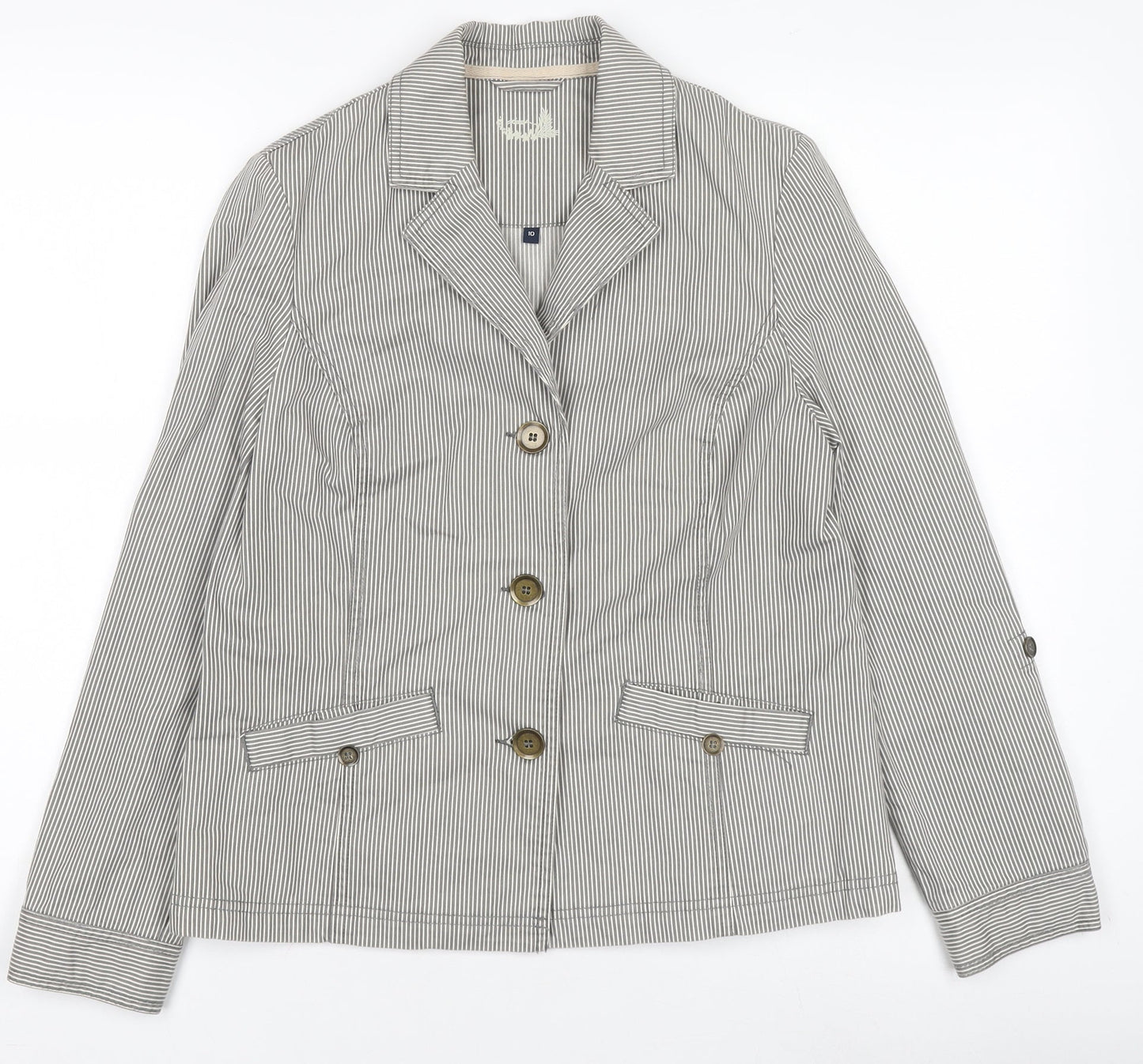 Womens UK Size 10  Grey Basic Jacket