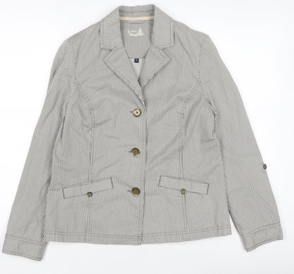 Womens UK Size 10  Grey Basic Jacket