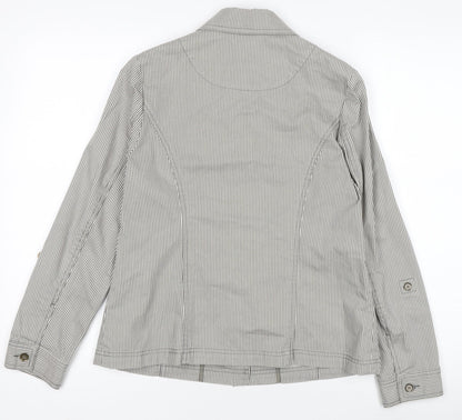 Womens UK Size 10  Grey Basic Jacket