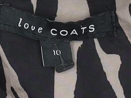 Womens UK Size 10 Love Coats Beige Anorak Coat