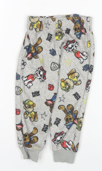 Nickelodeon Paw Patrol Grey Fleece Pyjama Pants Unisex Baby 18-24 Months