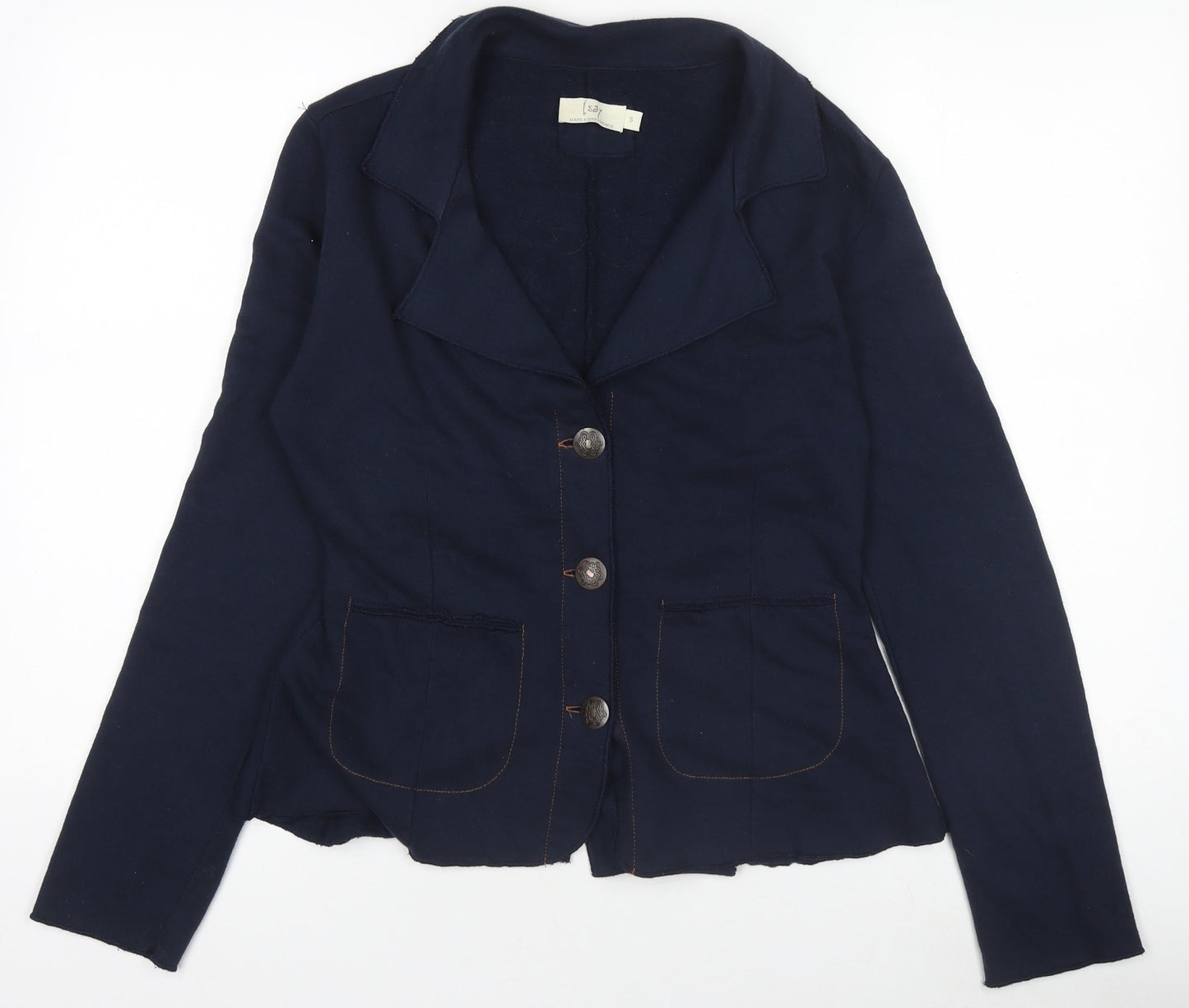 Womens UK Size S Isay Blue Basic Jacket