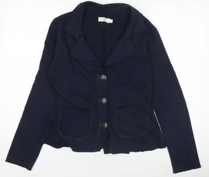 Womens UK Size S Isay Blue Basic Jacket