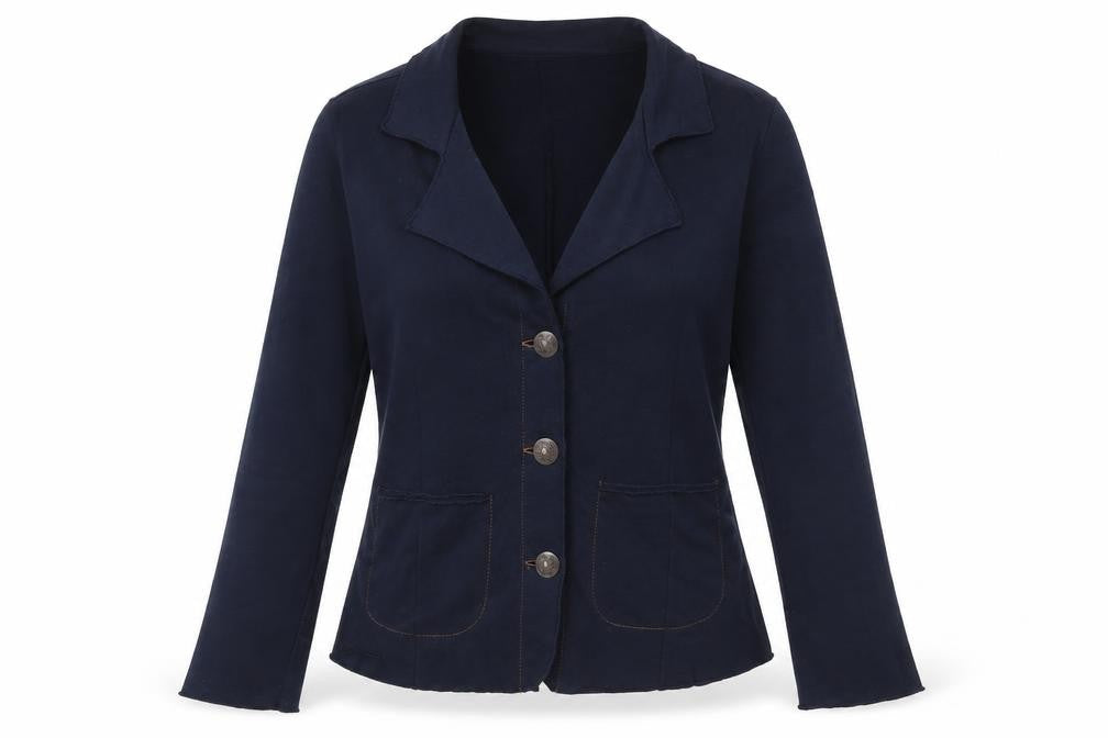 Womens UK Size S Isay Blue Basic Jacket