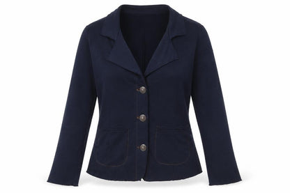 Womens UK Size S Isay Blue Basic Jacket