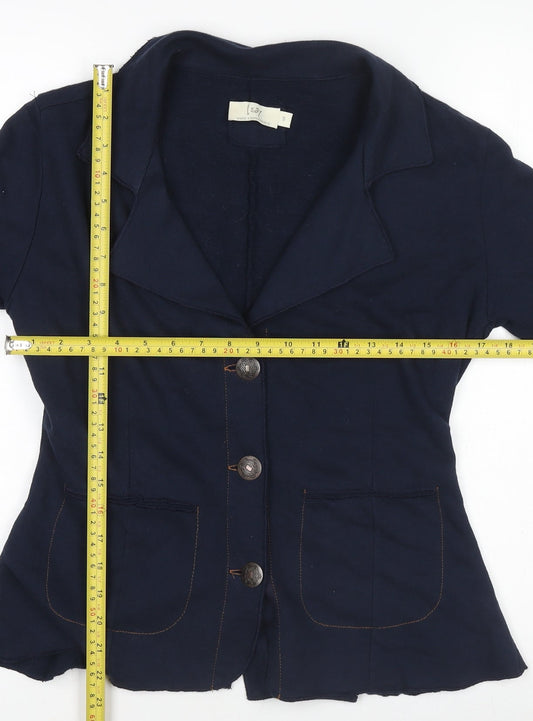 Womens UK Size S Isay Blue Basic Jacket