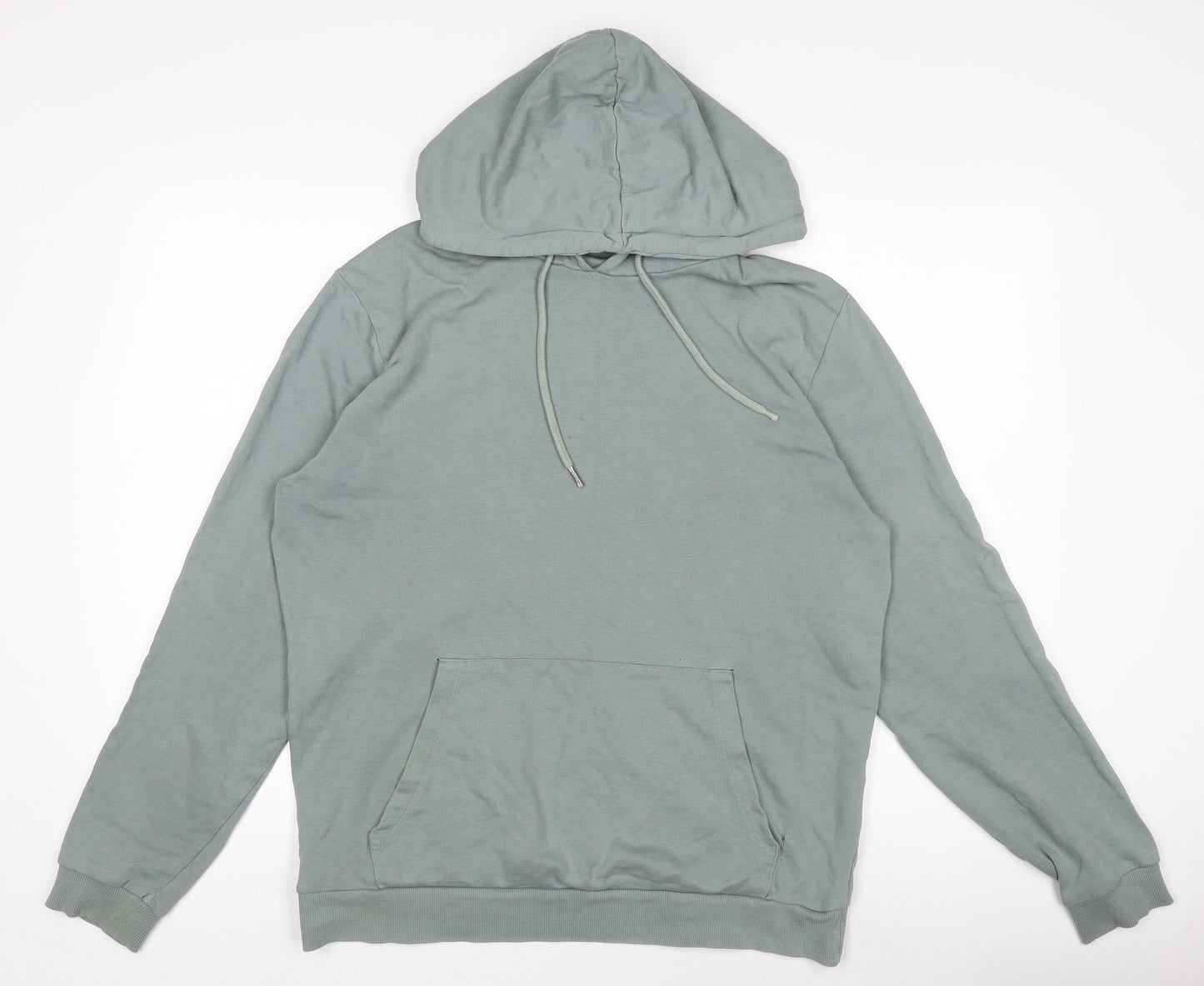 Mens UK Size M ASOS Green Pullover Hoodie