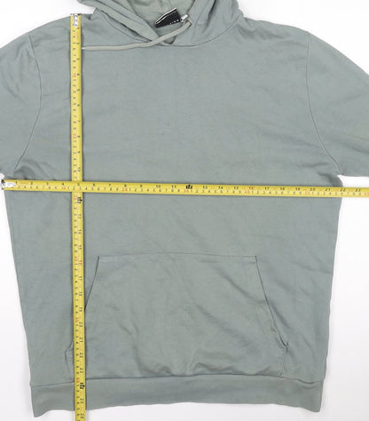 Mens UK Size M ASOS Green Pullover Hoodie