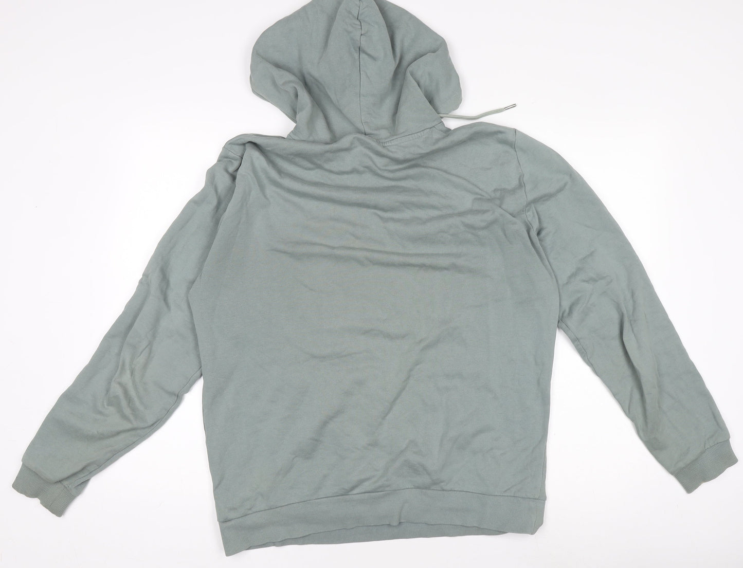 Mens UK Size M ASOS Green Pullover Hoodie