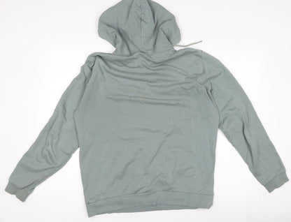Mens UK Size M ASOS Green Pullover Hoodie