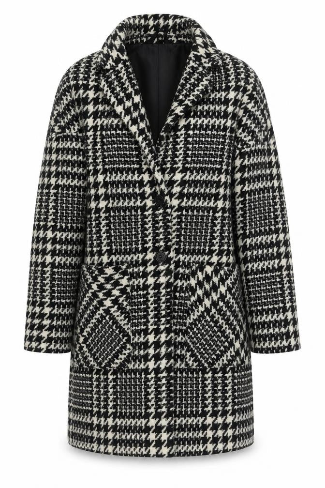 Womens UK Size 14 Esprit Black Overcoat