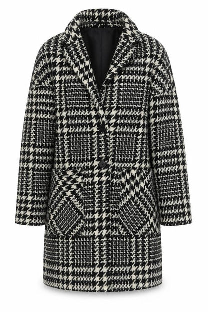 Womens UK Size 14 Esprit Black Overcoat