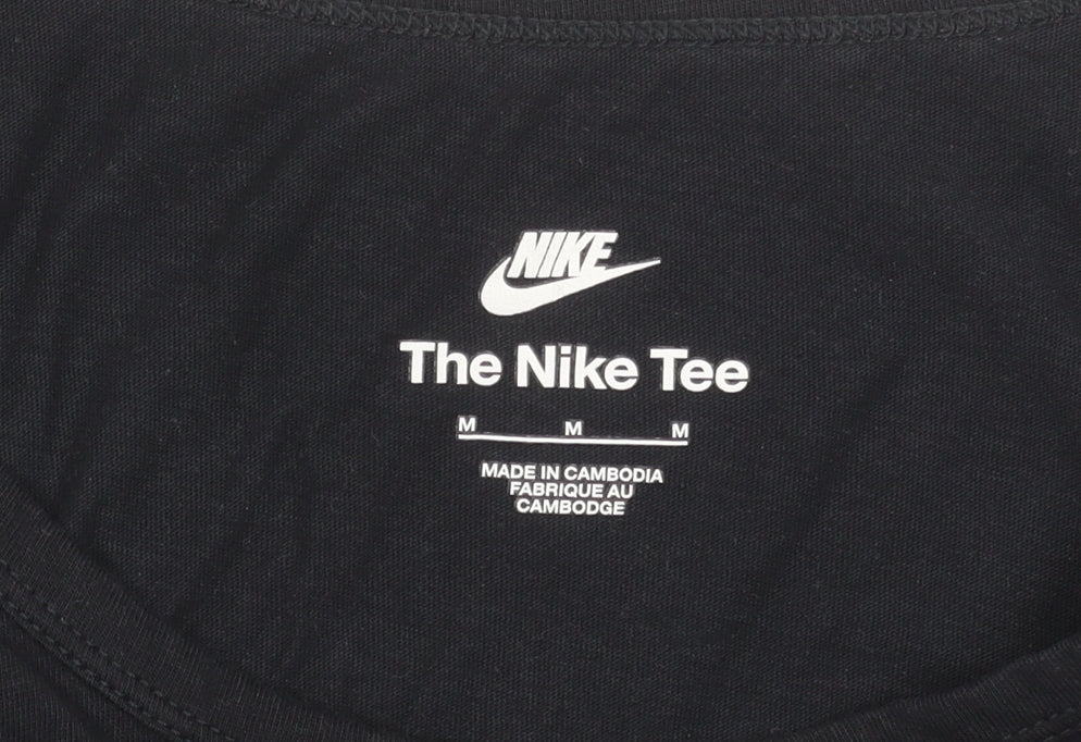 Nike Men’s Black Sleeveless T-Shirt M Regular Fit Cotton Jersey