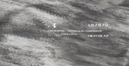 Under Armour Womens Black Grey Compression Capri Leggings Size L