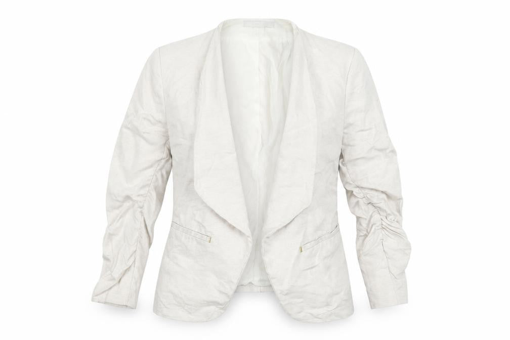 Womens UK Size 8 H&M Beige Basic Jacket
