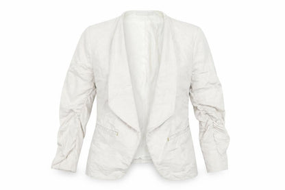 Womens UK Size 8 H&M Beige Basic Jacket