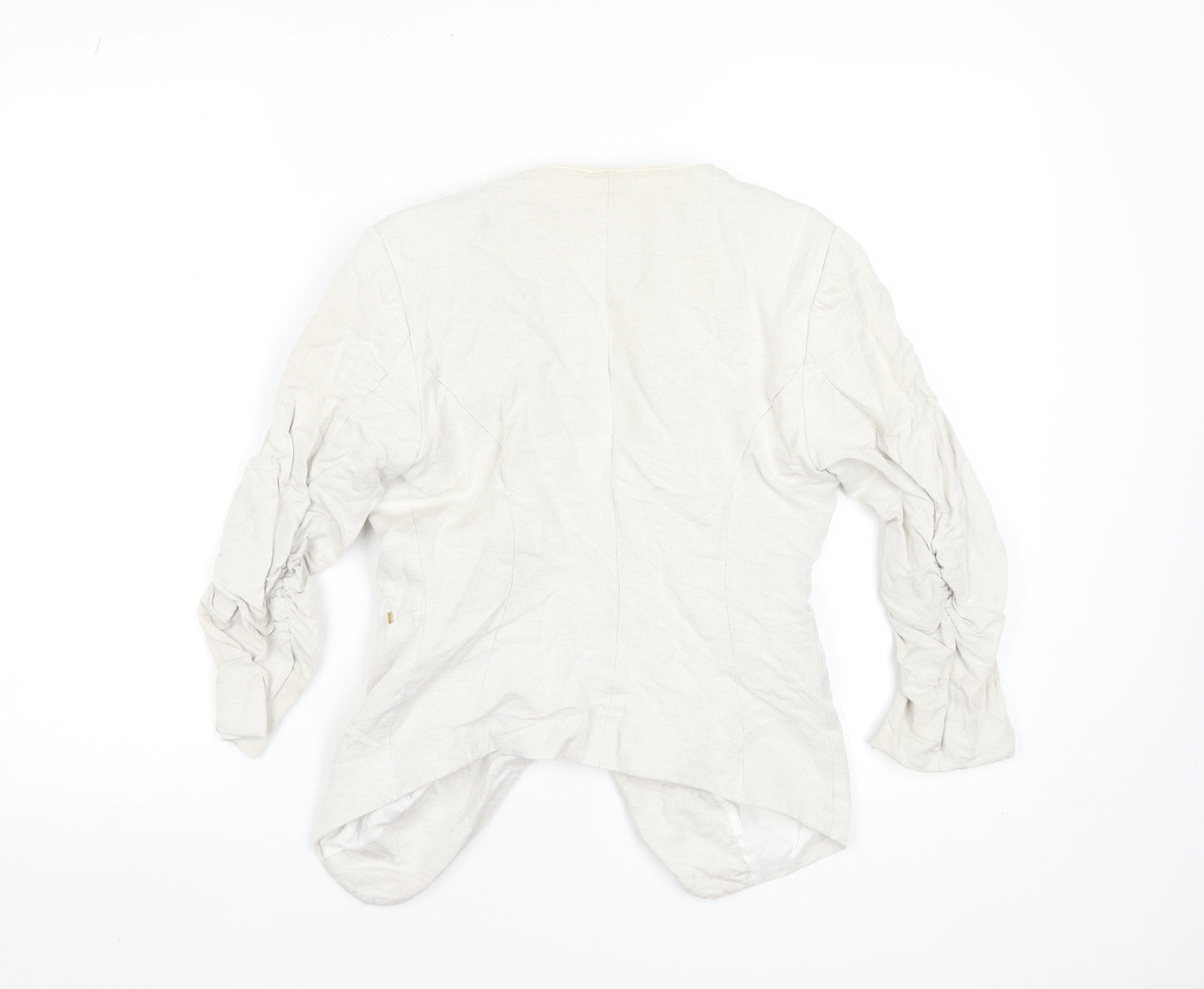 Womens UK Size 8 H&M Beige Basic Jacket