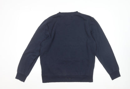 Mens UK Size M JACK & JONES Blue Pullover Sweatshirt