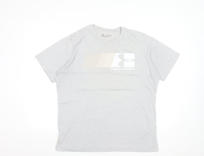 Under Armour Men's Grey XL Crew Neck Sports T-Shirt