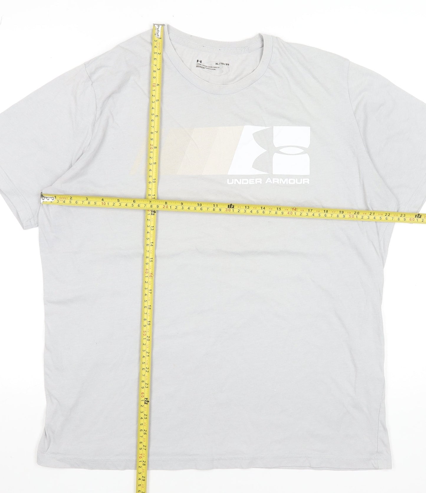 Under Armour Men's Grey XL Crew Neck Sports T-Shirt