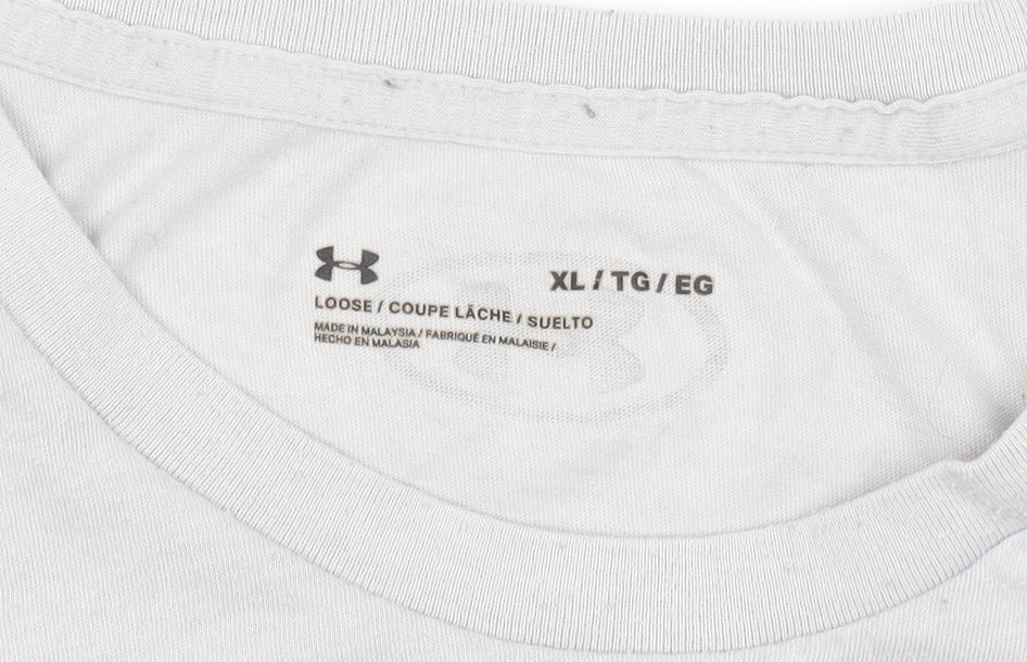 Under Armour Men's Grey XL Crew Neck Sports T-Shirt