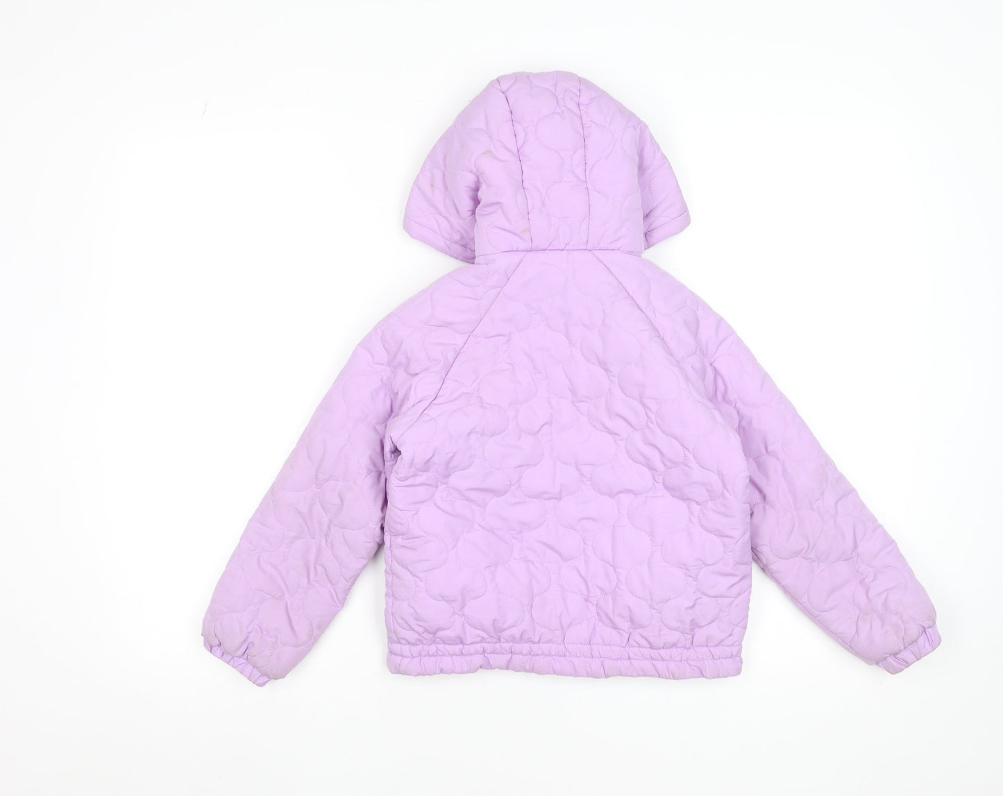 Girls UK Size 7-8 Years Dunnes Stores Purple Quilted Coat