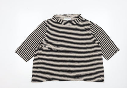 Womens UK Size L Carolyn Donnelly Black Basic T-Shirt