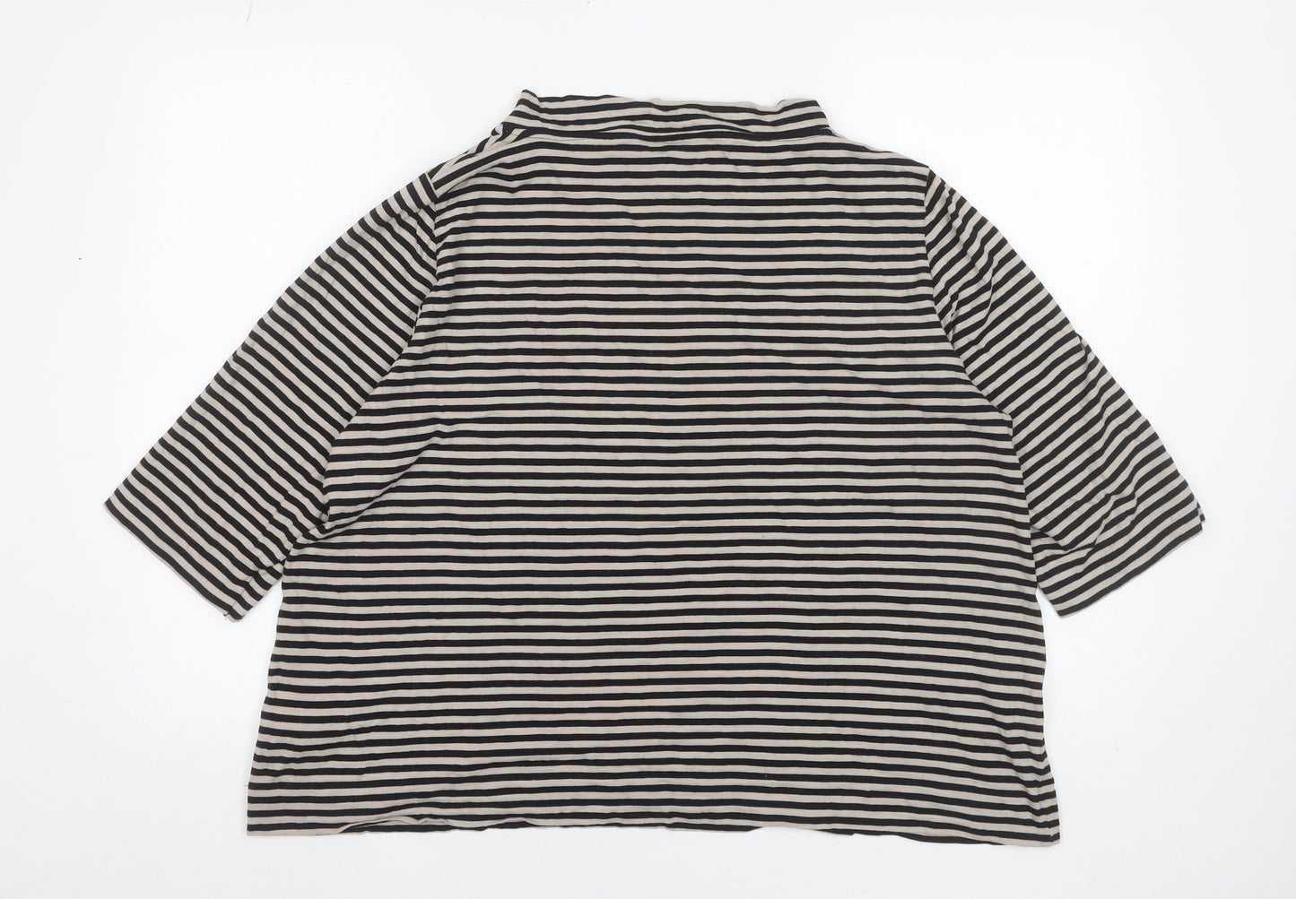 Womens UK Size L Carolyn Donnelly Black Basic T-Shirt