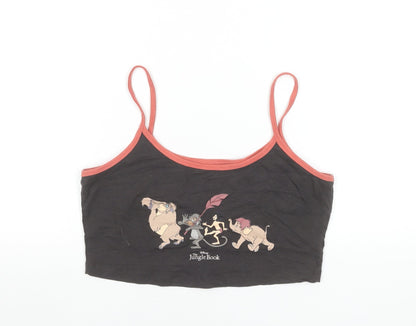 Disney Women’s Black Jungle Book Cami Pyjama Top Size 10-12