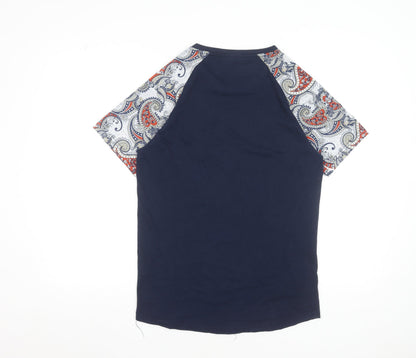 Mens UK Size M boohooMAN Blue  T-Shirt
