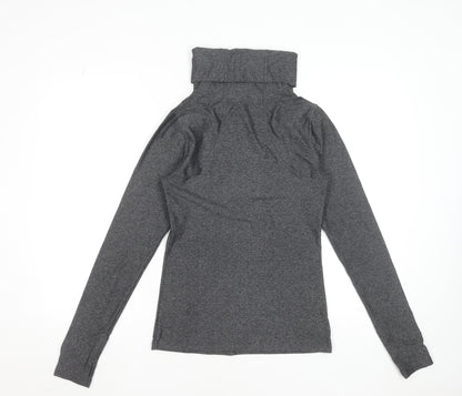 Womens UK Size XS C&C Sport Grey Gym & TrainingRunning & JoggingYoga T-Shirt