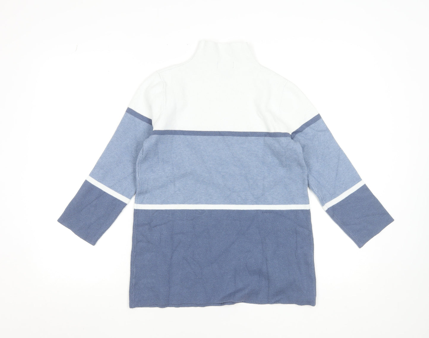 Womens UK Size S Jones New York Blue Basic Blouse