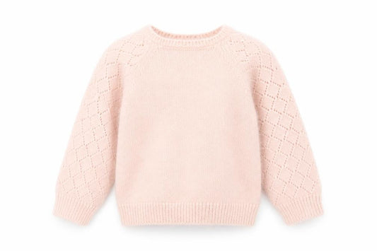 Girls UK Size 3 Years Minoti Pink Pullover Jumper