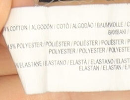 Primark Women Blue Mom Jeans Size 10 High Waist Stretch Denim