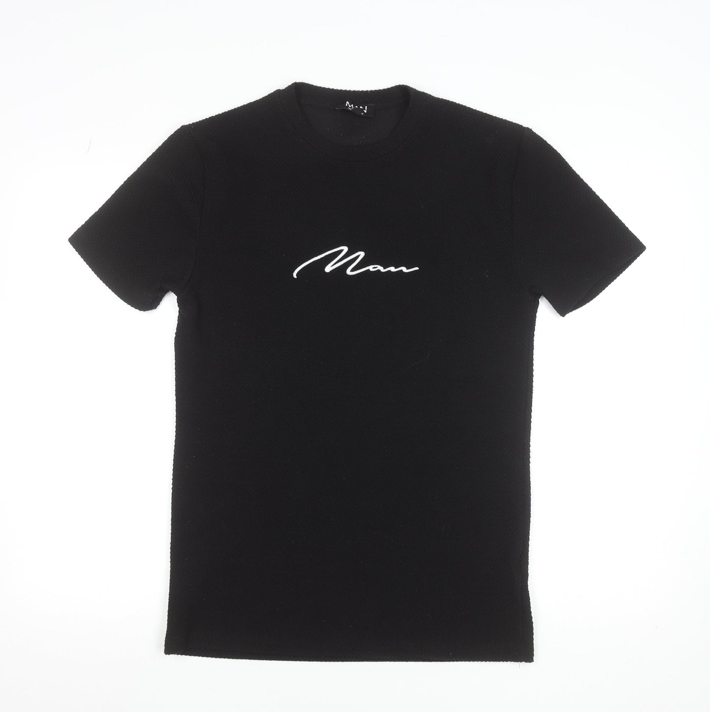 Mens UK Size M boohooMAN Black  T-Shirt