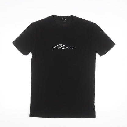 Mens UK Size M boohooMAN Black  T-Shirt