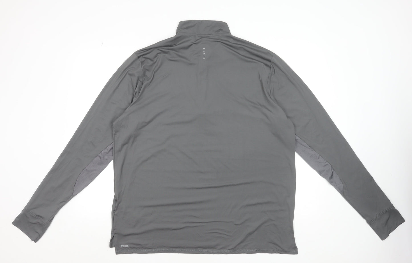 Puma Men's Grey XL Track Jacket 1/4 Zip Lightweight Running Top