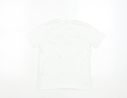 C&A Girls White 146 Graphic New York Cotton Short Sleeve T-Shirt