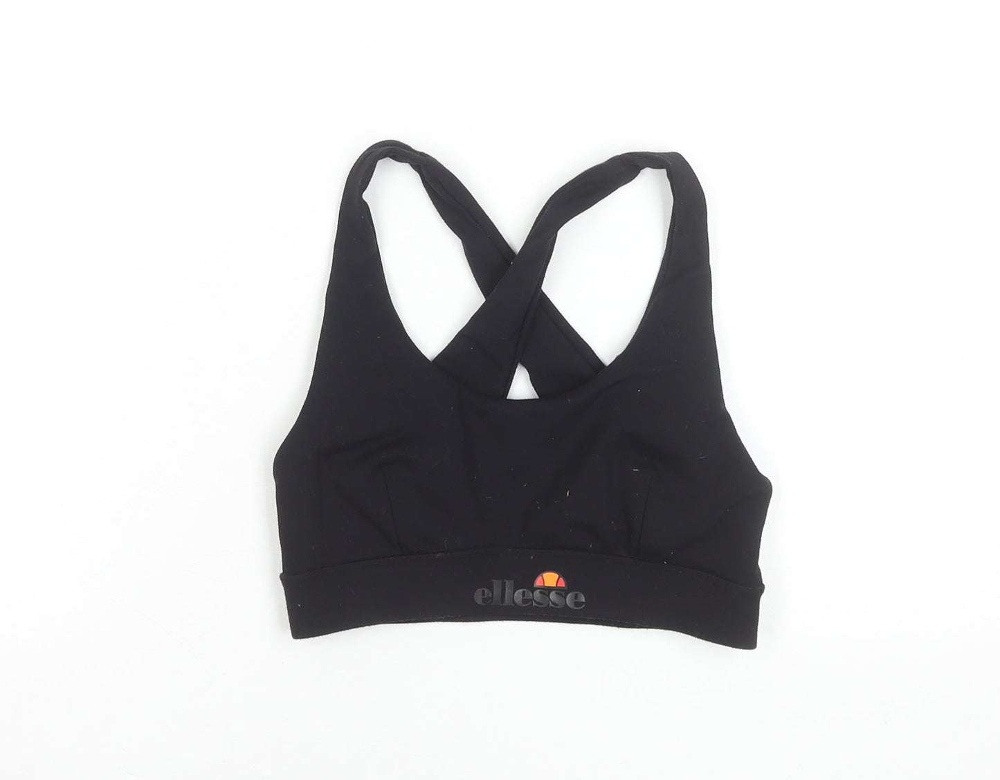Ellesse Women's Black Racerback Sports Bra Top Size 8
