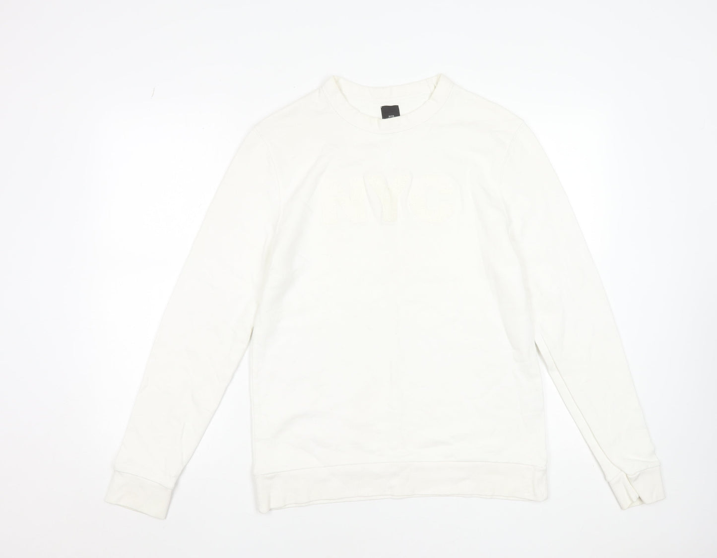 Womens UK Size S River Island Ivory Pullover Sweatshirt