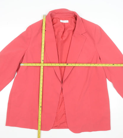 Primark Women’s Pink XL Polyester Lined Blazer Jacket