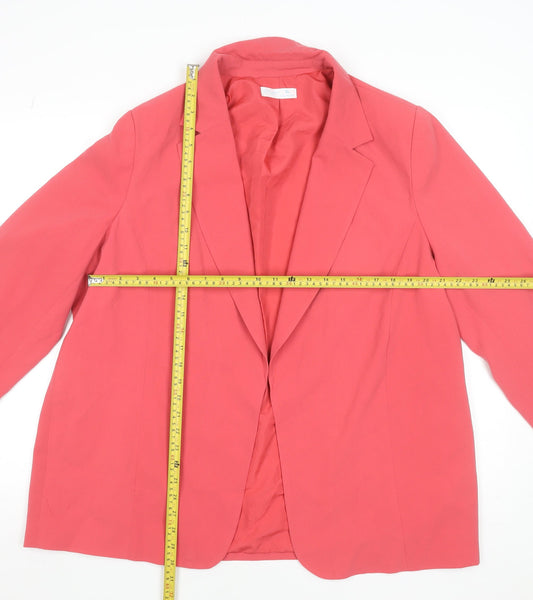 Primark Women’s Pink XL Polyester Lined Blazer Jacket